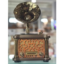 Everton RT-588  Bluetooth Fm-Usb-Tf-Aux  Şarjlı Nostaljik Radyo (Kdo)