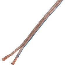 Brs Hoparlör Kablosu Ses Sitemi Kablosu 2X1,50MM Şeffaf - Hoporlör Elektrik Tesisat Kordon Kablosu 100 Metre