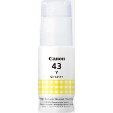 Canon GI-43Y Yellow Sarı Şişe Mürekkep G540-G640 (Kdo)