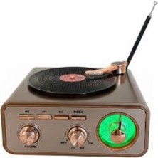 Everton RT-713  Bluetooth Fm-Usb-Tf-Aux  Şarjlı Nostaljik Radyo (Kdo)