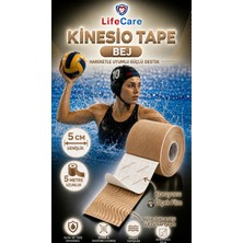 LifeCare Life Care Kinesio Tape Ten Bej Rengi 5cm x 5m Ağrı bandı