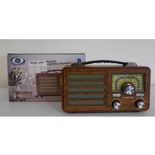 Everton RT-755 Bluetooth Fm-Usb-Tf-Aux Şarjlı Nostaljik Radyo (Kdo)