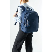 571 Collections Çanta Ultra Hafif Çok Cepli Orta Boy Sırt çantası Lacivert Model: (571-3K)