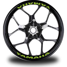 Yamaha Yazılı 8li Jant Içi Yazı Sticker Etiket