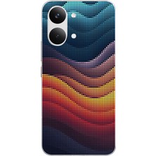 Le Balvo Poco X8 Pro Max Uyumlu Noktalı Renkler Baskılı Silikon Kılıf
