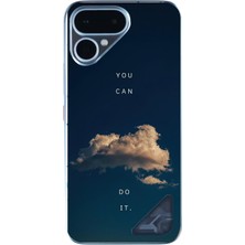 Le Balvo Tecno Pova Curve 2 Uyumlu You Can Do It Baskılı Silikon Kılıf