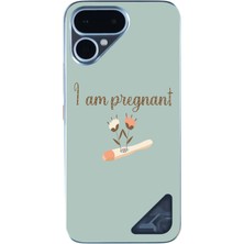 Le Balvo Tecno Pova Curve 2 Uyumlu I'm Pregnant Baskılı Silikon Kılıf