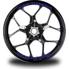 Yamaha Yamalube Yazılı 8li Jant Içi Yazı Sticker Etiket