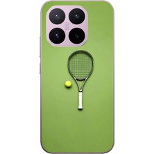 Le Balvo Xiaomi 17T Uyumlu Tenis Raketi Baskılı Silikon Kılıf