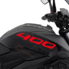 Motiker Bajaj Dominar Gri 400 Yazı Sticker Etiket Modeli