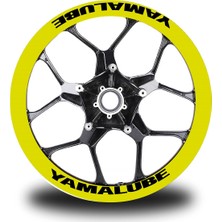 Yamaha Yamalube Yazılı 8li Jant Içi Yazı Sticker Etiket