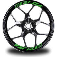 Yamaha Yzf R1M  Yazılı 8li Jant Içi Yazı Sticker Etiket