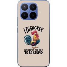 Le Balvo Xiaomi 17T Pro Uyumlu I Disagree Baskılı Silikon Kılıf