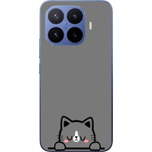 Le Balvo Xiaomi 17T Pro Uyumlu Uyuyan Kedi Baskılı Silikon Kılıf