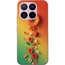 Le Balvo Xiaomi 17T Uyumlu Ayçiçeği Bükleleri Baskılı Silikon Kılıf
