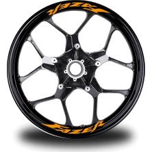Yamaha Fazer  Yazılı 8li Jant Içi Yazı Sticker Etiket