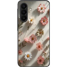 Le Balvo Samsung Galaxy A27 Uyumlu Papatya Çiçekleri Baskılı Silikon Kılıf
