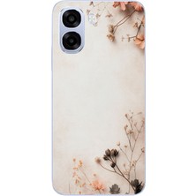 Le Balvo Oppo A6T - A6X Uyumlu Kuru Dallar Baskılı Silikon Kılıf