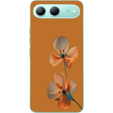 Le Balvo Tecno Spark 40 5g Uyumlu Hibüskus Çiçeği Baskılı Silikon Kılıf
