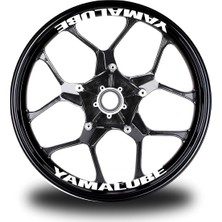Yamaha Yamalube Yazılı 8li Jant Içi Yazı Sticker Etiket