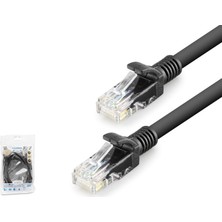 Hadron HDX5070 Cat6 Ethernet Patch Kablosu 1 Gbps 250 Mhz 1.5 M Siyah