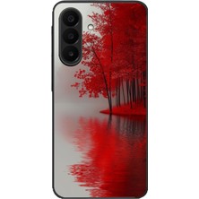 Le Balvo Samsung Galaxy A27 Uyumlu Sonbahar Gölü Baskılı Silikon Kılıf