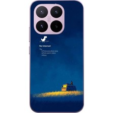 Le Balvo Xiaomi 17T Uyumlu Internet Yok Baskılı Silikon Kılıf
