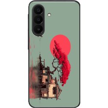 Le Balvo Samsung Galaxy A27 Uyumlu Sahil Evi Baskılı Silikon Kılıf