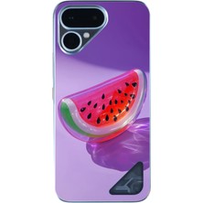 Le Balvo Tecno Pova Curve 2 Uyumlu Karpuz Jelibon Baskılı Silikon Kılıf