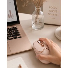 Palmira Demir Ergonomik Tasarımlı Kablosuz Mouse Bluetooth ve USB Alıcılı