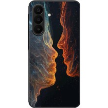 Le Balvo Samsung Galaxy A27 Uyumlu Kavuşan Çizgiler Baskılı Silikon Kılıf