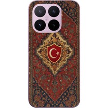 Le Balvo Xiaomi 17T Uyumlu Türkiye Bayraklı Halı Baskılı Silikon Kılıf