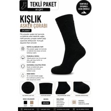 Oil Company Ranger Soft Siyah Kışlık Çorap Unisex
