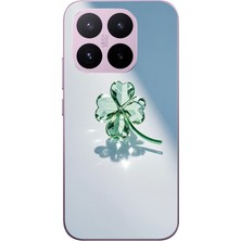 Le Balvo Xiaomi 17T Uyumlu Yeşil Yonca Baskılı Silikon Kılıf