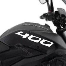 Motiker Bajaj Dominar Gri 400 Yazı Sticker Etiket Modeli