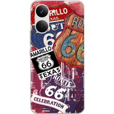 Le Balvo Poco X8 Pro Max Uyumlu Texas Amerika Baskılı Silikon Kılıf