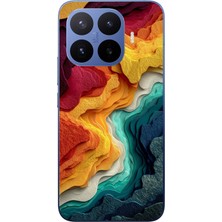 Le Balvo Xiaomi 17T Pro Uyumlu Renk Dalgaları Baskılı Silikon Kılıf