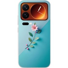Le Balvo Xiaomi 17 Pro Max Uyumlu Çiçeğin Pembesi Baskılı Silikon Kılıf