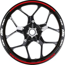 Ktm Yazılı Dış Jant Sticker Modeli