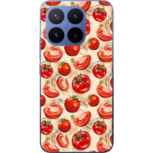 Le Balvo Xiaomi 17T Pro Uyumlu Domatesler Baskılı Silikon Kılıf