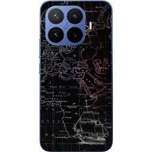 Le Balvo Xiaomi 17T Pro Uyumlu Denizci Dünya Haritası Baskılı Silikon Kılıf