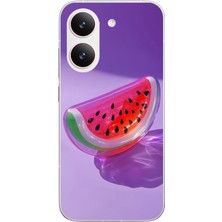 Le Balvo Poco X8 Pro Uyumlu Karpuz Jelibon Baskılı Silikon Kılıf