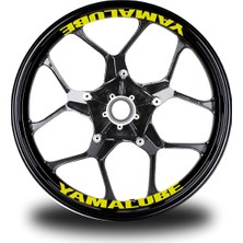 Yamaha Yamalube Yazılı 8li Jant Içi Yazı Sticker Etiket