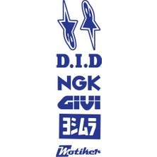 Motiker Sponsor Marka Logolar Sticker Etiket Modeli