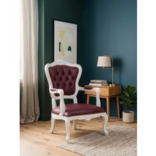 Gazzini Furniture Royal Klasik Ahşap Işlemeli Berjer