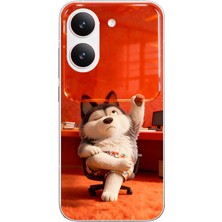 Le Balvo Poco X8 Pro Uyumlu Keyifli Köpek Baskılı Silikon Kılıf
