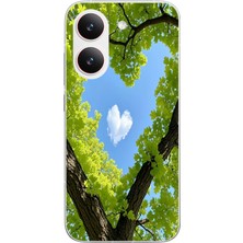 Le Balvo Poco X8 Pro Uyumlu Kalpli Ağaç Baskılı Silikon Kılıf