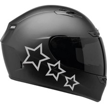 Motiker Tek Renk Üçlü Yıldız (Triple Star Helmet Stickers) Kask Sticker Etiket Modeli 1