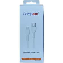 Compaxe Ctk-Blu USB 3.0 1mt 3A Lightning Şarj Kablosu (Kdo)