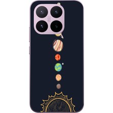 Le Balvo Xiaomi 17T Uyumlu Gezegenler Baskılı Silikon Kılıf